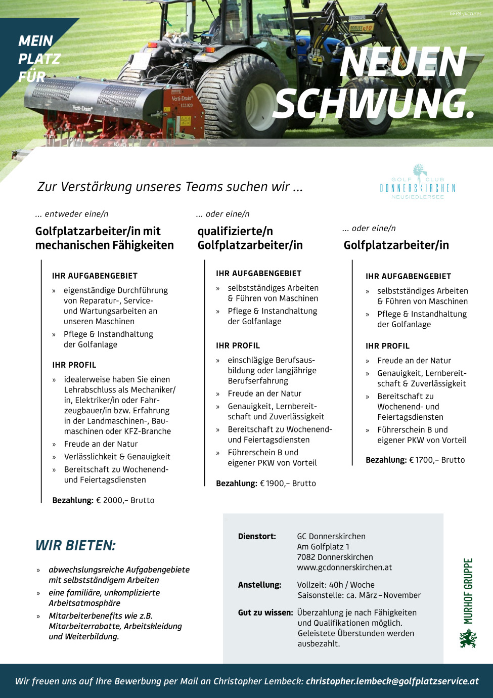 Golfplatzarbeiter/in