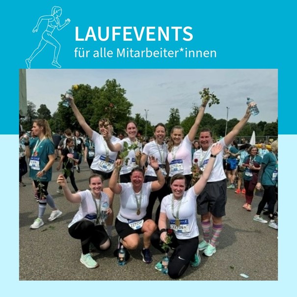 Laufevents für Mitarbeiter*innen des Barmherzige Schwestern Krankenhaus Wien