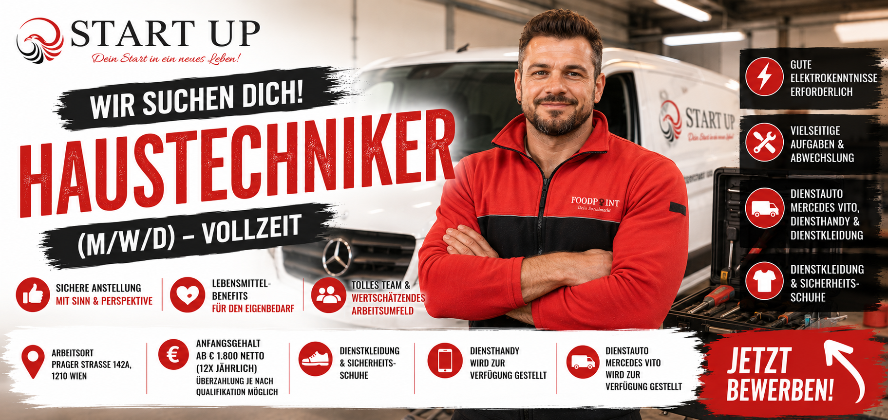 Karrieremöglichkeiten bei Verein START UP