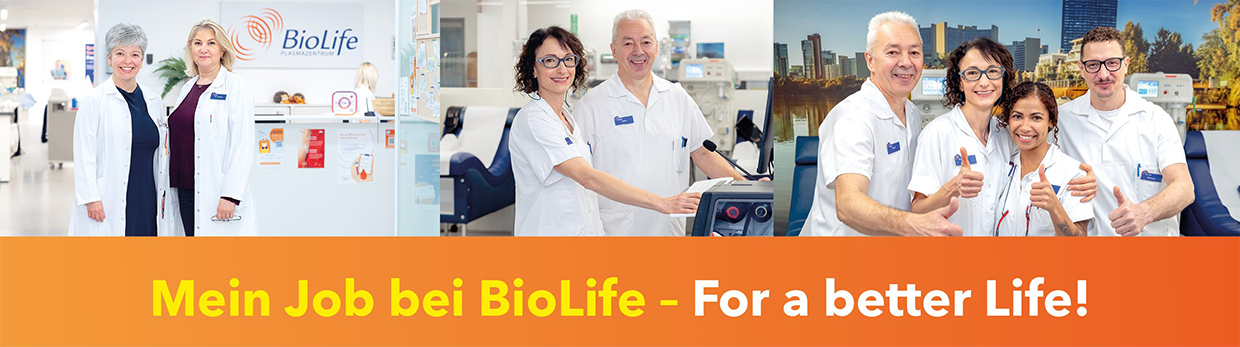 Karriere bei BioLife Karrieremöglichkeiten bei BioLife